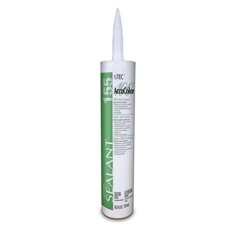 TEC AccuColor 100 Antique White 100% Silicone Sealant - 10.5 oz