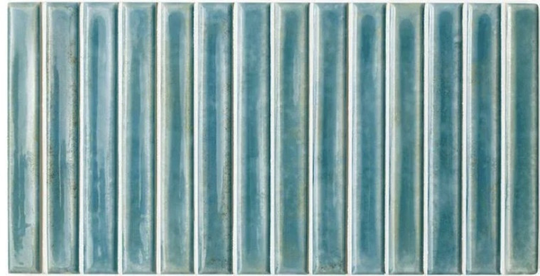 Potters Azure 5×10 Bars Decorative Tile Glossy