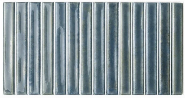 Potters Prusian 5×10 Bars Decorative Tile Glossy