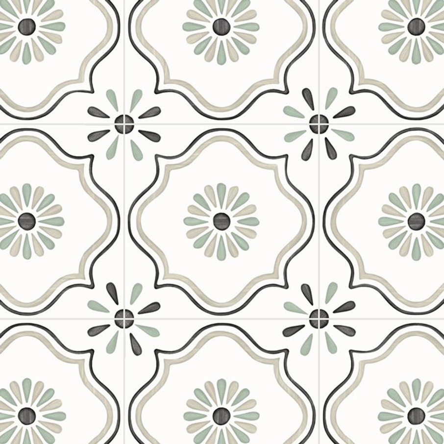 Tanger Sand Flower 5"x5" Porcelain Tiles