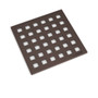 Wedi Fundo Drain Cover Set - 4" x 4" - Oil Rubbed Bronze - US1000050