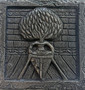 FACES OF NATURE CAST INSERT PEWTER CAST TREE VASE 4"X4" TILES