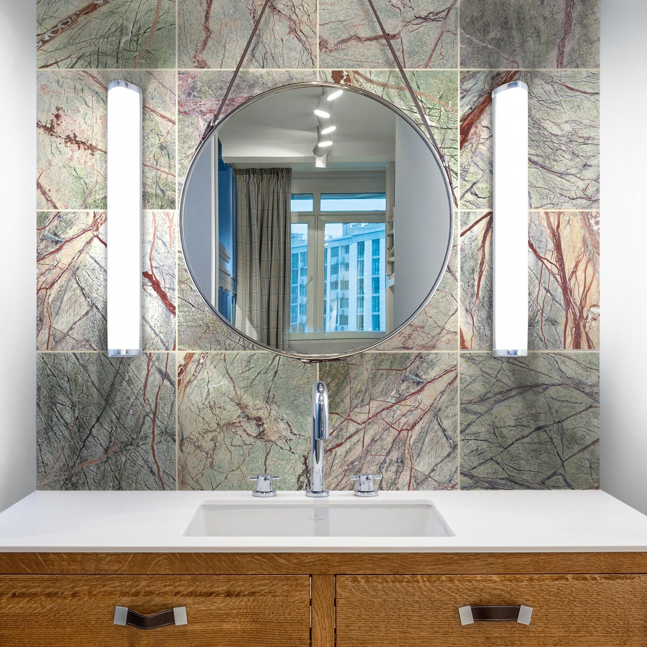 Rain Forest Green Marble Tiles