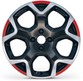 Genuine Vauxhall Mokka B - 17" Red Rimmed Alloy Wheel