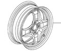 Vauxhall Viva Wheel 6J x 15 Steel Rim Design Karl 15"" 4-Hole