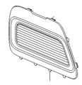 Genuine Vauxhall Crossland/ Crossland X | Recess Door for Boot