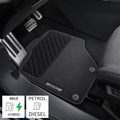Genuine Peugeot 3008 3rd Gen - Set Of Front & Rear Needle-pile Carpet Mats For Petrol/ Diesel/ Mild Hybrid Versions