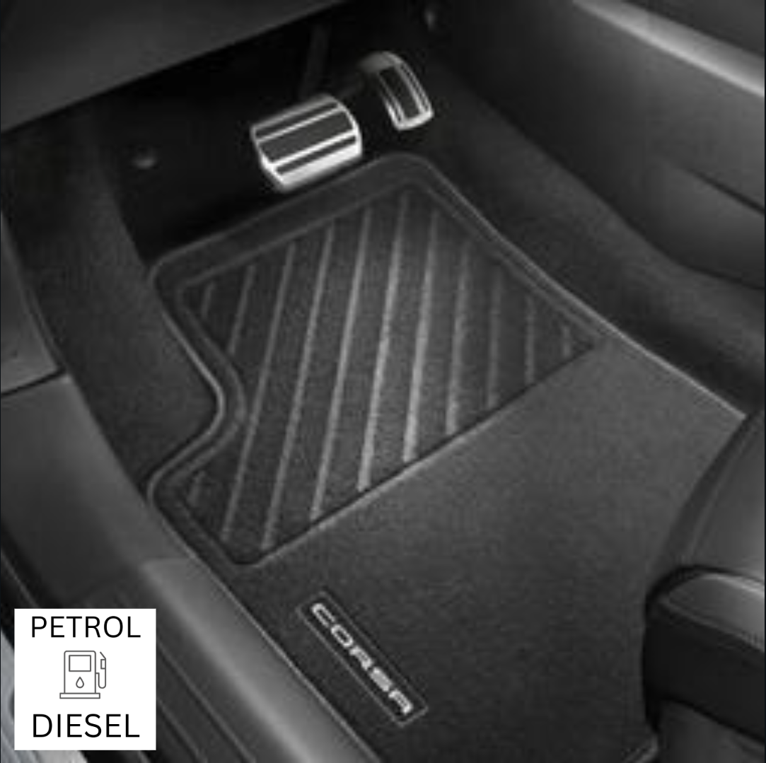 Genuine Vauxhall Corsa F (2019-Now) - Set Of Needle-pile Carpet Floor Mats For Petrol/Diesel Engines