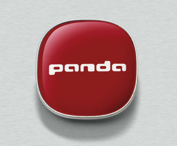 Panda Rim Cap Genuine Fiat Panda Set Of 4 Red Centre Caps