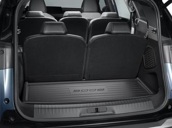 ワンピース3点 Peugeot 5008 3rd Gen Boot Compartment 3-Part Modular Tray