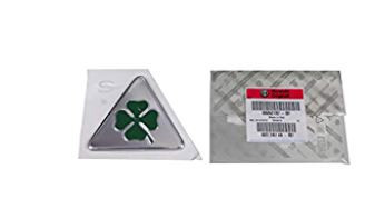 2pcs Alfa Romeo Quadri Four Leaf Clover 100th anniversary Fender Glue stickers e