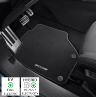 Genuine Peugeot 5008e 3rd Gen - Set of Velour Carpet Floor Mats For Electric/Plug In Hybrid Versions