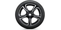 Genuine Vauxhall Corsa F - 17" Design 2 Diamond Black Alloy Wheel