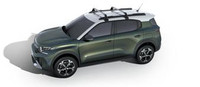 Genuine Citroen C3 Aircross 2nd Gen - Set of 2 Aluminum Clamping Roof Bars