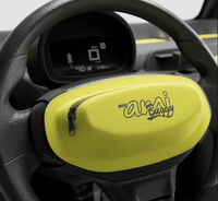 Genuine Citroen AMI - Yellow Storage Bag On Steering Wheel Genuine Citroen AMI - Yellow Storage Bag On Steering Wheel