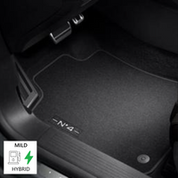 Genuine DS Automobiles N°4 - Set of Front & Rear Velour Carpet Floor Mats For Mild Hybrid Versions