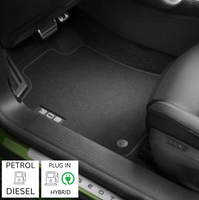 Genuine Peugeot 308 Hatchback - Set of Velour Carpet Floor Mats For Petrol/Diesel/Plug In Hybrid Versions