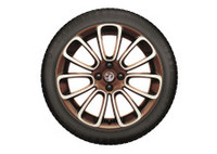 Genuine Official Vauxhall ADAM 17" Roulette Diamond Cut Copper Alloy Wheel.