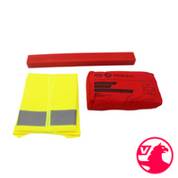 Emergency Touring Safety Kit - Triangle/Vest/First Aid Kit