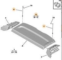 Genuine Vauxhall Corsa | Parcel Shelf Retaining Cord