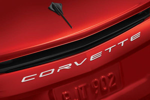 Corvette Stingray Arctic White Corvette Script Emblem Corvette Stingray Arctic White Corvette Script Emblem