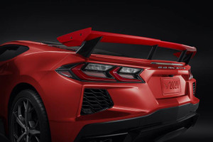 Corvette Stingray High Wing Spoiler Torch Red Corvette Stingray High Wing Spoiler Torch Red