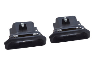 Exhaust Bezels In Black