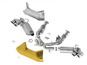 Corvette Cat-Back Dual-Mode Exhaust Upgrade System with Polished Stainless Tips by Borla®