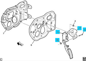 Cadillac CTS Accelerator Pedal -10379038