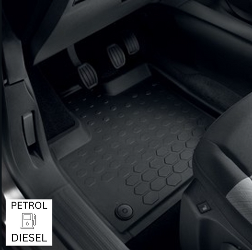 Genuine Citroen Berlingo Passenger - Set of Shaped Rubber Mats For Petrol/ Diesel Versions