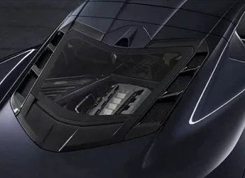 Corvette Stingray & Z06 6.2L Engine Cover in Silver