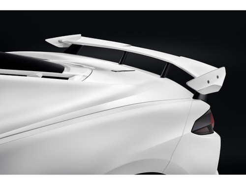 Corvette Stingray High Wing Spoiler Arctic White