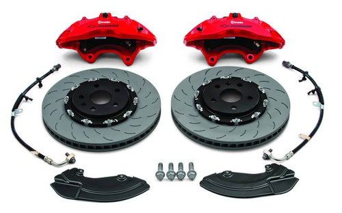 Camaro Front 6-Piston Brembo® Brake Upgrade System in Red