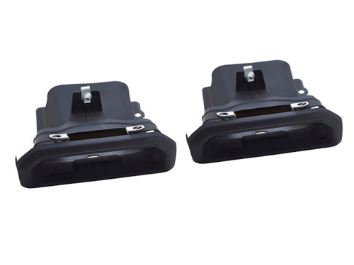 Exhaust Bezels In Black