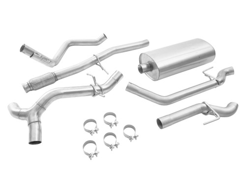 6.2L Dual Exit Exhaust Upgrade System (Crew Cab Standard Box) - 2019–2023