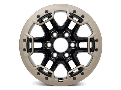 Beadlock Capable Wheel - 17" Wheel With Tech Bronze Decorative Ring