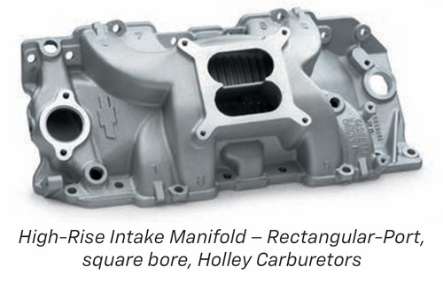 High-Rise Intake Manifold – Rectangular-Port Square Bore Holley Carburetors