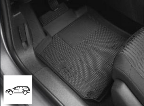 Genuine Peugeot 308 Estate (2013-2021) - Set of Front & Rear Rubber Floor Mats
