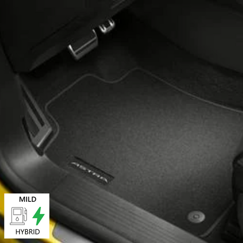 Genuine Vauxhall Astra L Hatchback - Set of Velour Carpet Floor Mats For Mild Hybrid Versions