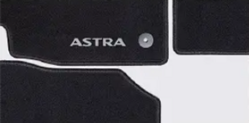 Genuine Vauxhall Astra J - Black Velour Carpet Front Floor Mat Genuine Vauxhall Astra J - Black Velour Carpet Front Floor Mat