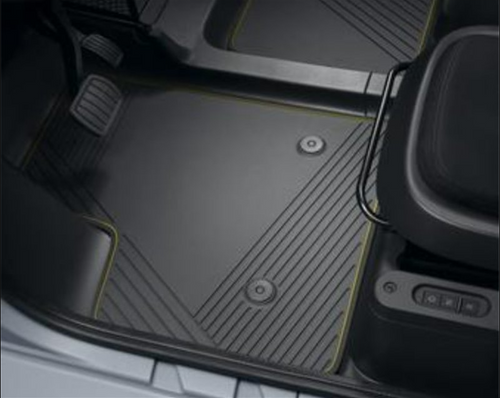 Genuine Citroen AMI (2024+) - Floor Mats With Yellow Edging Genuine Citroen AMI (2024+) - Floor Mats With Yellow Edging