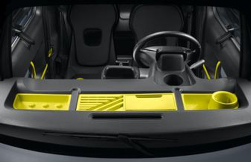 Genuine Citroen AMI - Yellow Dashboard Storage Compartments Genuine Citroen AMI - Yellow Dashboard Storage Compartments