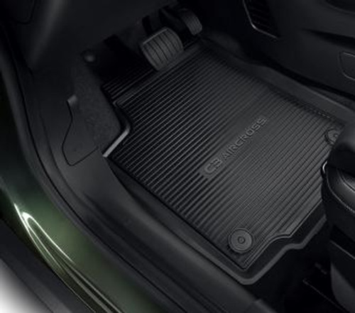 Genuine Citroen C3 Aircross (2025-Now) - Set of Front & Rear Shaped Rubber Floor Mats For Mild Hybrid Versions Genuine Citroen C3 Aircross (2025-Now) - Set of Front & Rear Shaped Rubber Floor Mats For Mild Hybrid Versions
