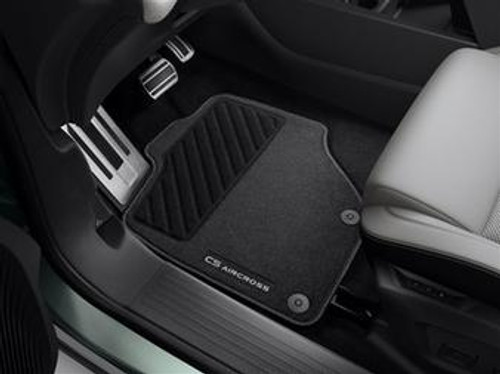 Genuine Citroen C5 Aircross 2nd Gen (2025-Now) - Set of Front & Rear Needle-pile Carpet Floor Mats For Plug in Hybrid/ Electric Versions Genuine Citroen C5 Aircross 2nd Gen (2025-Now) - Set of Front & Rear Needle-pile Carpet Floor Mats For Plug in Hybrid/ Electric Versions