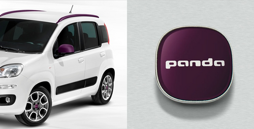 Genuine Fiat Panda - Lilac Style Promo Kit (OE bars + Covers + Centre Caps)