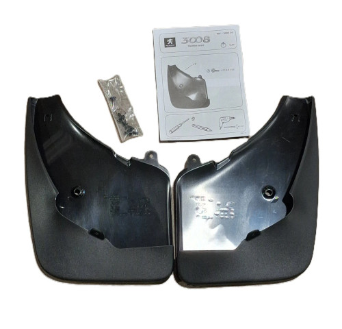 Genuine Peugeot 3008 (2008-2016) - Set of Front Styled Mud Flaps