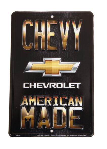 Chevy American Made Sign