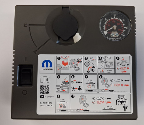 Mopar Air Compressor Without Mopar Tyre Sealant