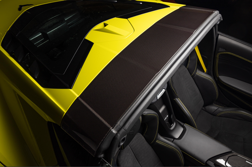 Corvette - Visible Carbon Fibre Roof Bow