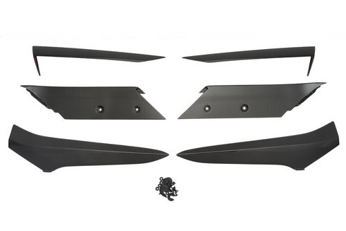 Corvette Z06 - Intake Scoop Trim Kit in Visible Carbon Fibre